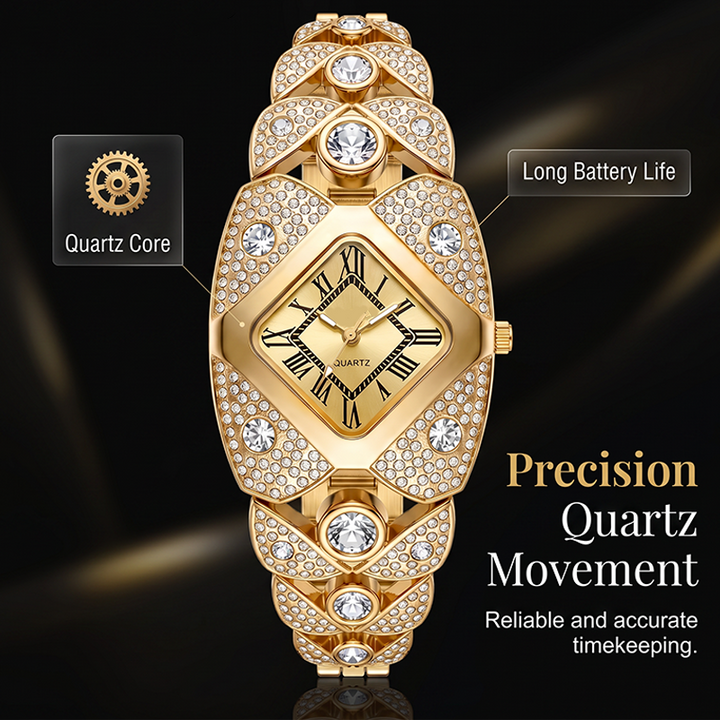 ⌚ Elegant quartz-armbandhorloge voor dames ✨