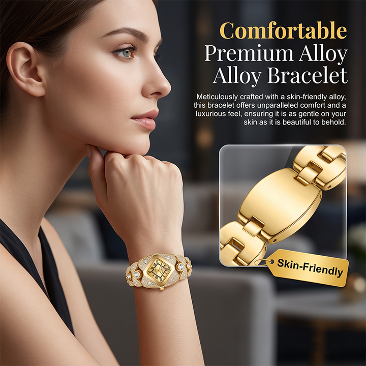 ⌚ Elegant quartz-armbandhorloge voor dames ✨