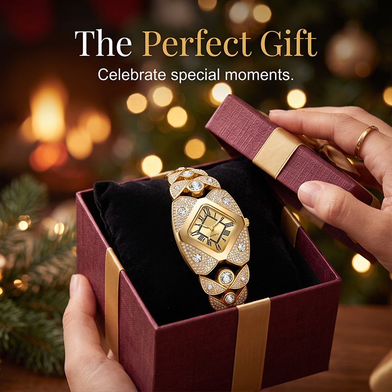 ⌚ Elegant quartz-armbandhorloge voor dames ✨