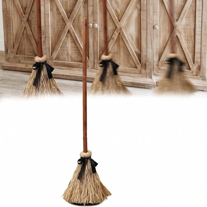 🧹 Elektrische Heksenbezem – Beweegt & Lacht Zelf | Halloween Decoratie